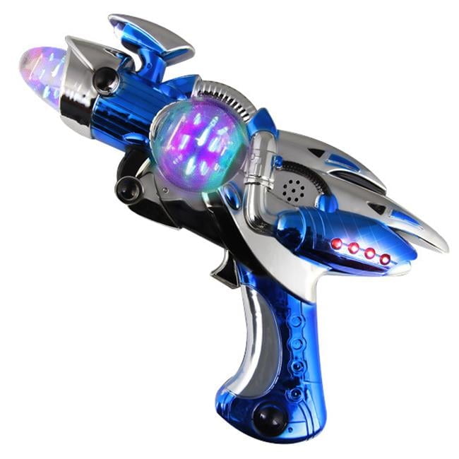 Double Barrel Raygun : Space Laser Ray Gun : Retro Classic Toy