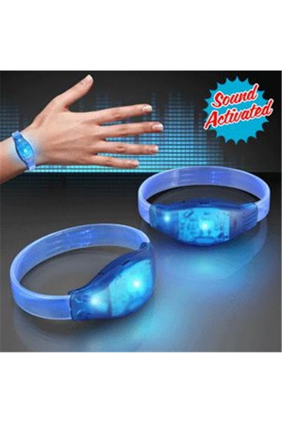 Blinkee 1561075 Sound Activated LED Bracelet, Blue