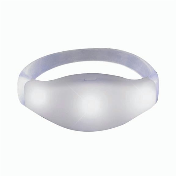 Blinkee 1561078 Sound Activated LED Bracelet, White