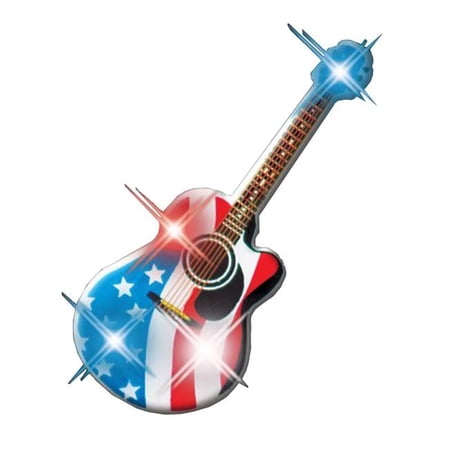 Blinkee 1985000 USA Guitar Flashing Body Light Lapel Pins