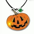 thumbnail image 1 of Blinkee 215000 Pumpkin Necklace Flashing Body Light Necklace, 1 of 1
