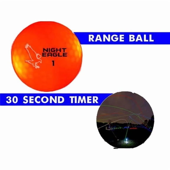 Blinkee 30SLRGBP24-RD 30 Second LED Golf Ball, Red - Pack of 24
