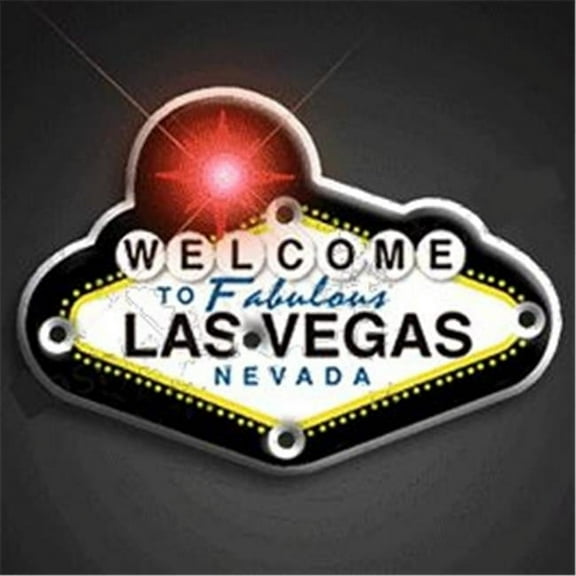 Blinkee 3195000 Welcome to Vegas Flashing Body Light Lapel Pins