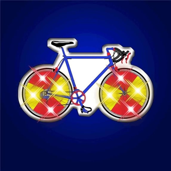 Bicycle Flashing Body Light Lapel Pins