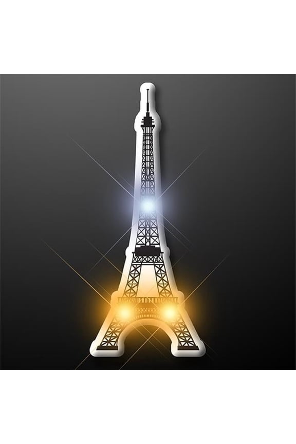 3760010 Eiffel Tower Flashing Body Light Lapel Pins