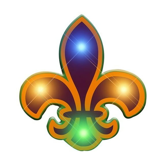 Blinkee 587000 Fleur de Lis Flashing Body Light Lapel Pins