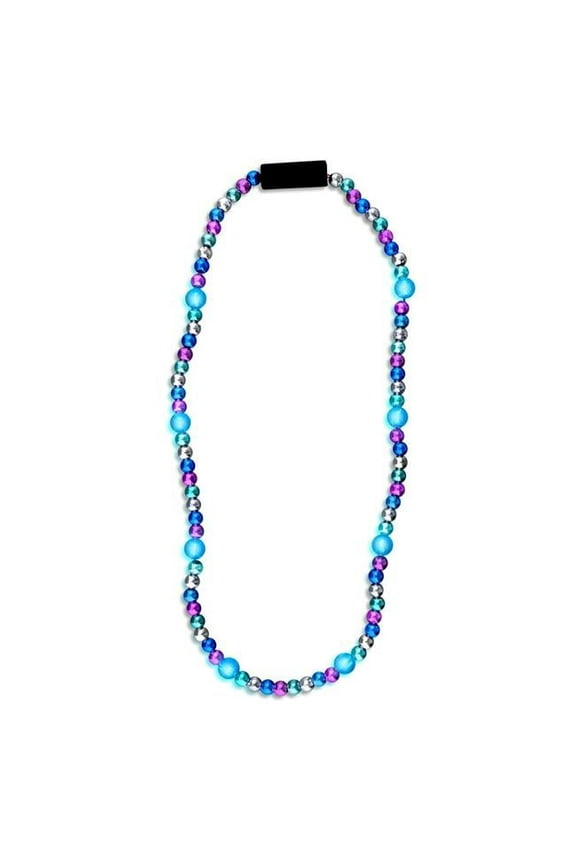 596091 LED Bead Necklace, Turquoise