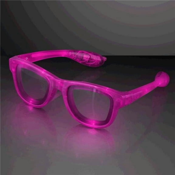 Blinkee 85078 Pink LED Nerd Glasses