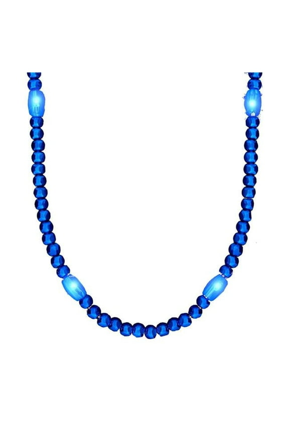 95012 LED Necklace with Blue Beads