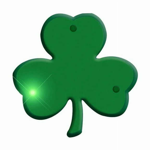 Shamrock Flashing Body Light Lapel Pins