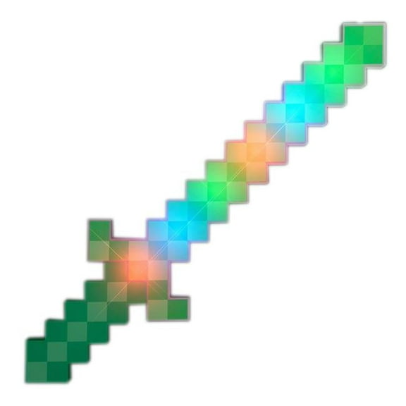 Blinkee A1100 LED Pixelated Warrior Sword, Green