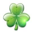 thumbnail image 1 of Blinkee A630 Luck of the Irish Shamrock Flashing Body Light Lapel Pins, 1 of 3