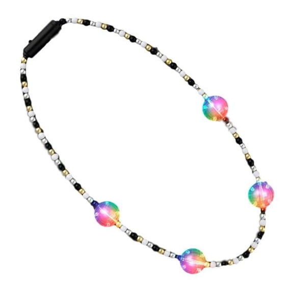 Blinkee FMDPBFPNN Flashing Disco Prism Balls Fancy Party Necklace, Multicolor