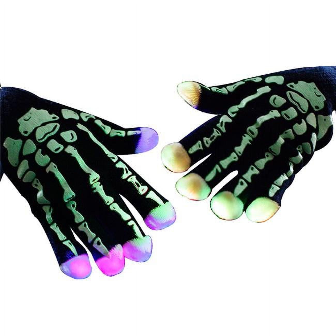 Blinkee Glowing Skeleton Hands LED Gloves