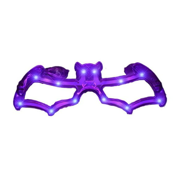 Blinkee 105010-PR LED Bat Shaped Sunglasses, Purple