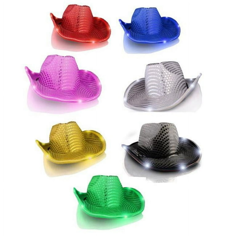 Colored cowboy hats on sale