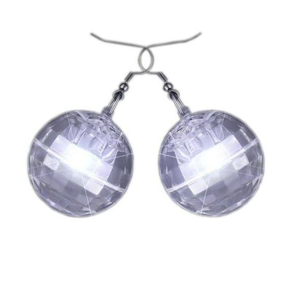 Blinkee LUGDBME Light Up Groovy Disco Mirror Ball Crystal Earrings