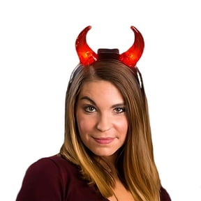 Blinkee  Light Up Naughty Red Large Devil Horns
