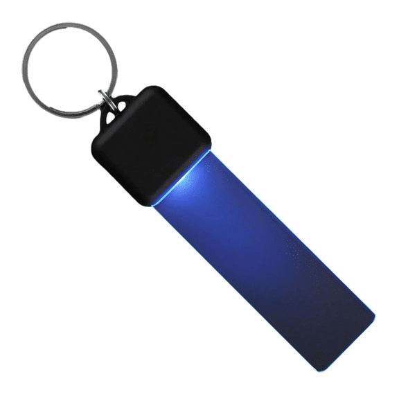 Blinkee LUKKCHP-BL Light Up Portable LED Keychain, Blue