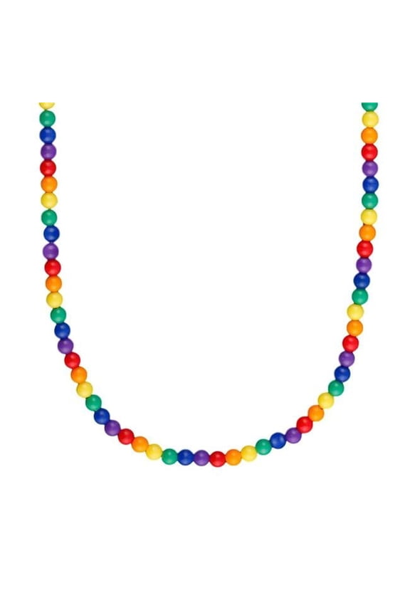 NLURBN-RNBW Non Light Up Rainbow Beads Necklace
