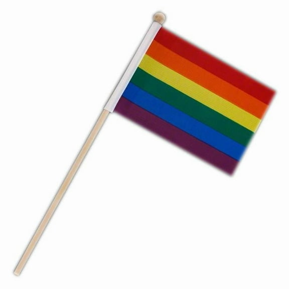 Blinkee Non Light Up Flag on Stick Pride Rainbow