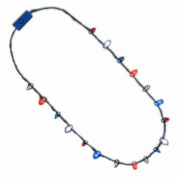 Blinkee 280000-PAT Patriotic 4th of July Mini Bulb Necklace