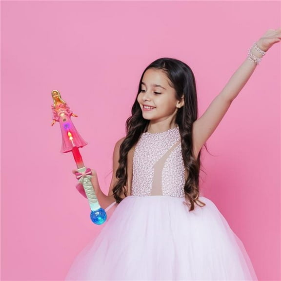 Blinkee FPAWWPB-MLT Princess Aurora Light Up Wand with Prism Ball