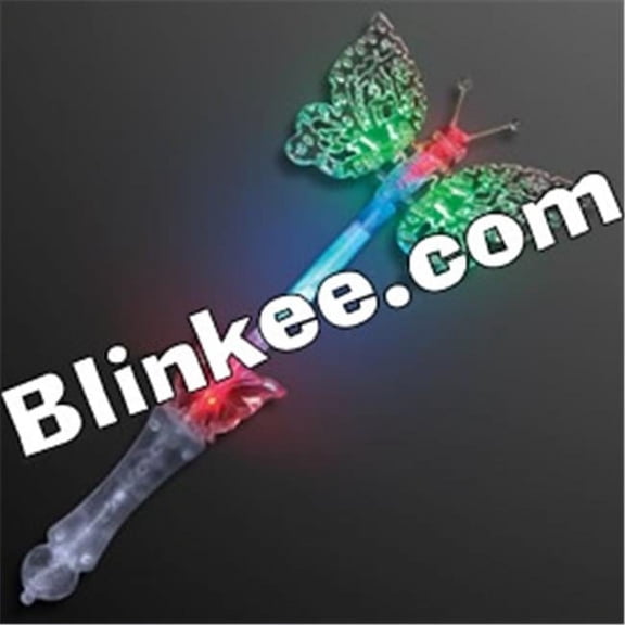 Blinkee 1475030 Transparent LED Butterfly Wand