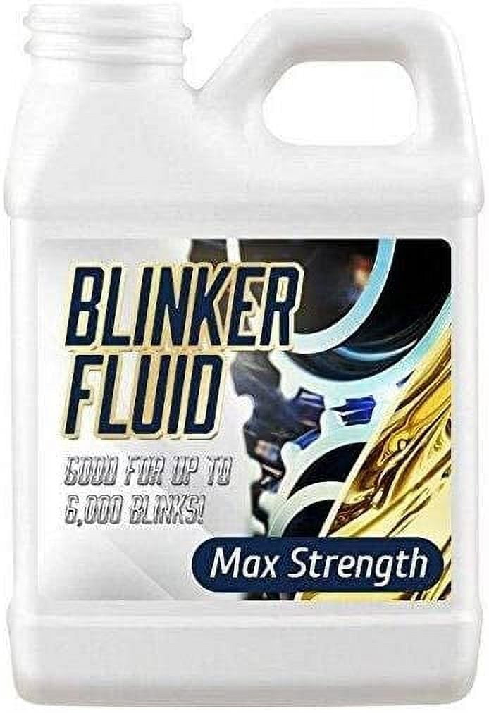 Blinker Fluid-HAND HELD VERSION-Hilarious Gag Gift-Stocking Stuffer-Car Prank-8 oz EMPTY Bottle
