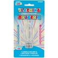 thumbnail image 1 of Blinking Number “0” Cake Topper and Birthday Candles Set, 5pcs, 1 of 2