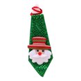 thumbnail image 1 of Blinking Tie Novelty Xmas Tie Soft Sequin Cloth Glowing Christmas Necktie Party Holiday Gift Ornament Funny Bow Ties, 1 of 19
