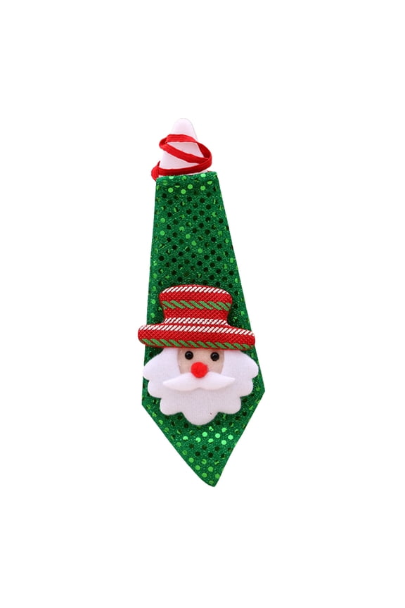 Blinking Tie Novelty Xmas Tie Soft Sequin Cloth Glowing Christmas Necktie Party Holiday Gift Ornament Funny Bow Ties