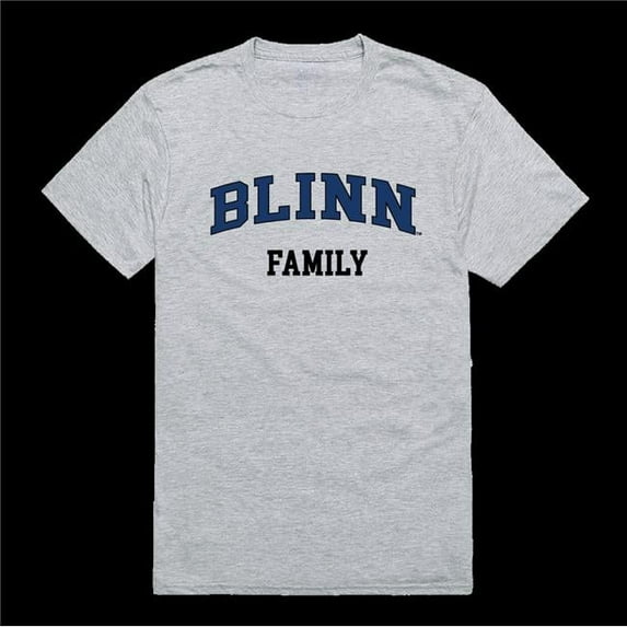 Blinn College Buccaneers Family T-Shirt, Heather Grey - Large