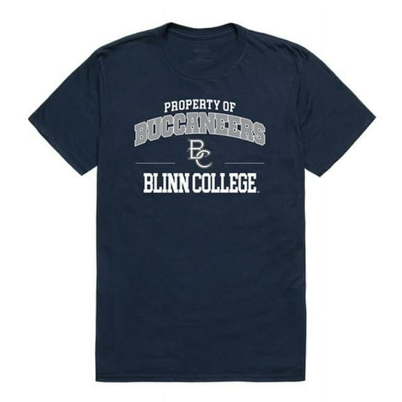 Blinn College Buccaneers Property College T-Shirt, Navy - Medium