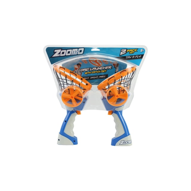 Blip Toys ZoomO Flying Disc Launcher with Catch Net (2Pack)
