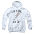 thumbnail image 1 of Blippi Big Blippi Energy Youth Kids Boy/Girls Pull-Over Hoodie, White, Large, 1 of 4