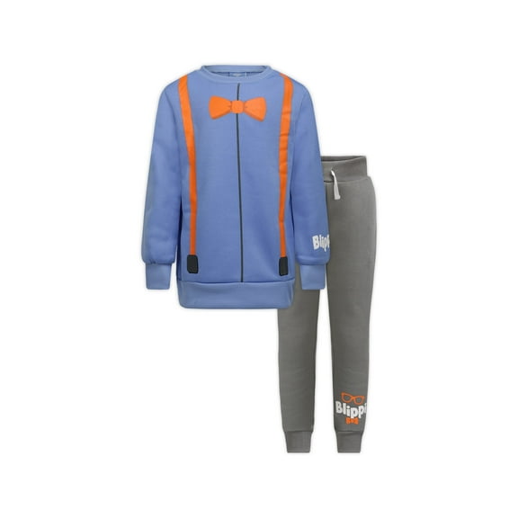 Blippi Boys 2 Piece Roleplay Sweatshirt and Jogger Pants Set for Toddlers