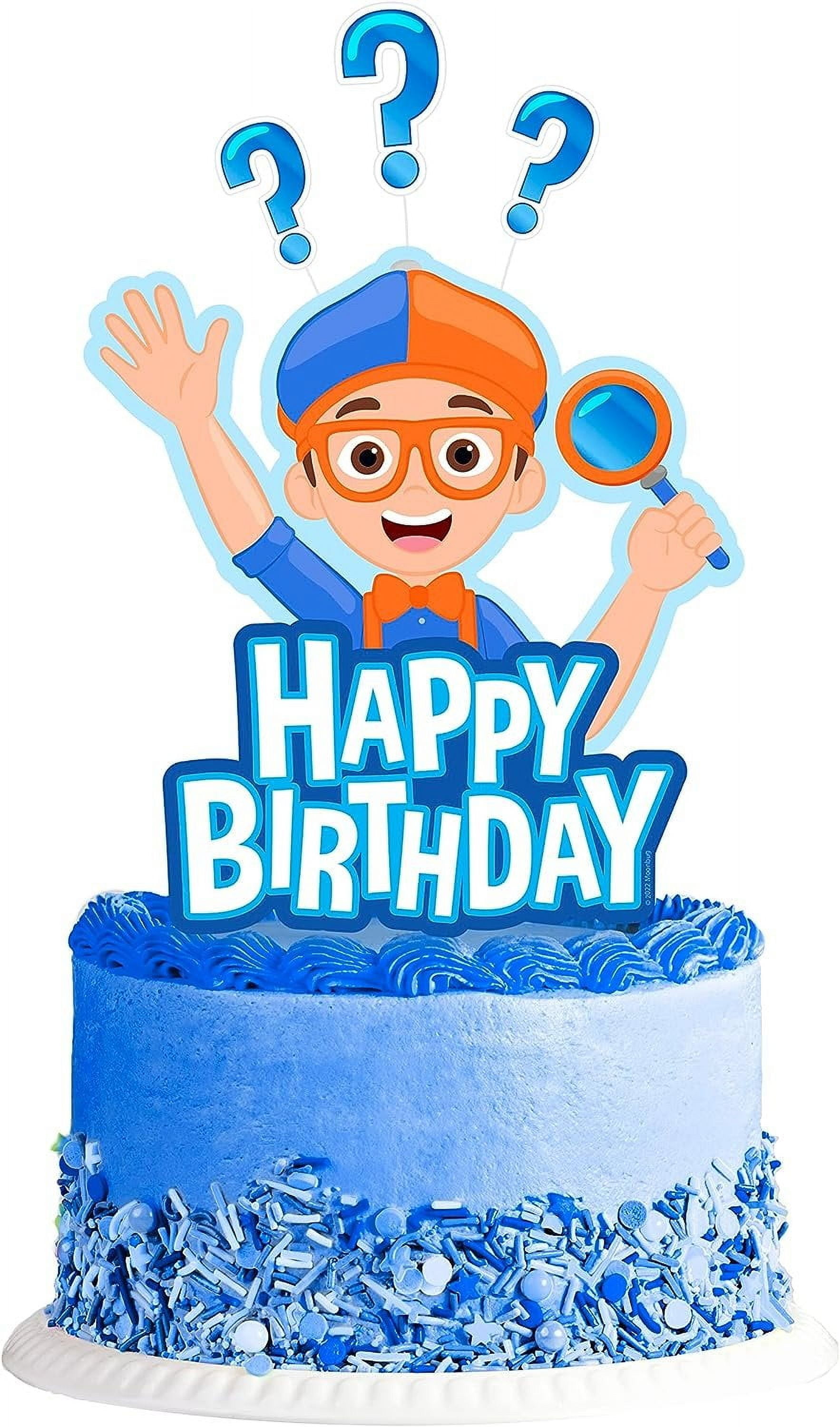 Blippi Birthday Decorations - Cake Topper Party Supplies - Walmart.com blippi-birthday-decorations-cake-topper-party-supplies-walmart-com