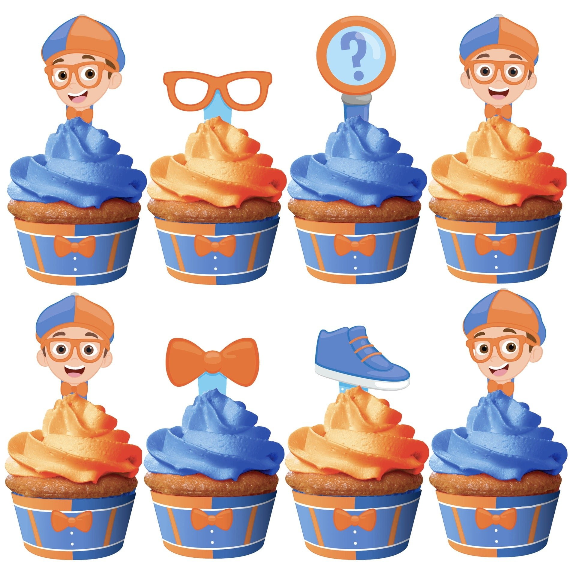 Blippi Cupcake Toppers \u0026 Blippi Cupcake Wrappers
