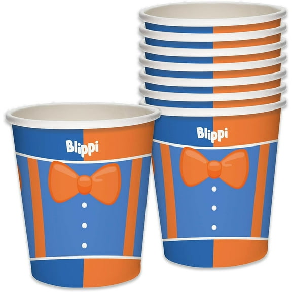 Blippi Cups 8 Count - Blippi Party Supplies