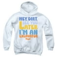 thumbnail image 1 of Blippi Excavator Song Youth Kids Boy/Girls Pull-Over Hoodie, White, Small, 1 of 1