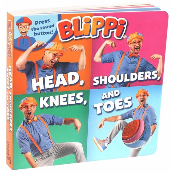 Blippi: Head, Shoulders, Knees, and Toes (Board Book)