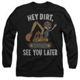 thumbnail image 1 of Blippi Hey Dirt, See You Later Unisex Adult Long-Sleeve T Shirt, Black, 2X-Large, 1 of 3
