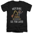 thumbnail image 1 of Blippi Hey Dirt, See You Later Unisex Adult V-Neck T Shirt (2X-Large) Black, 1 of 3
