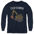 thumbnail image 1 of Blippi I'm an Excavator Youth Long Sleeve T Shirt, Navy, X-Large, 1 of 3