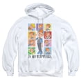 thumbnail image 1 of Blippi In My Blippi Era Adult Pull-Over Hoodie, White, Medium, 1 of 5