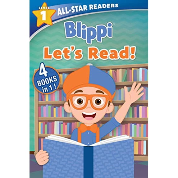 Pre-Owned Blippi: All-Star Reader, Level 1: Let's Read!: 4 Books In 1! (Paperback)