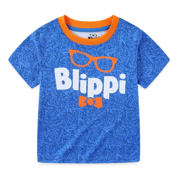 Blippi Original Short Sleeve T-Shirt (Boys), Sizes 2T-8