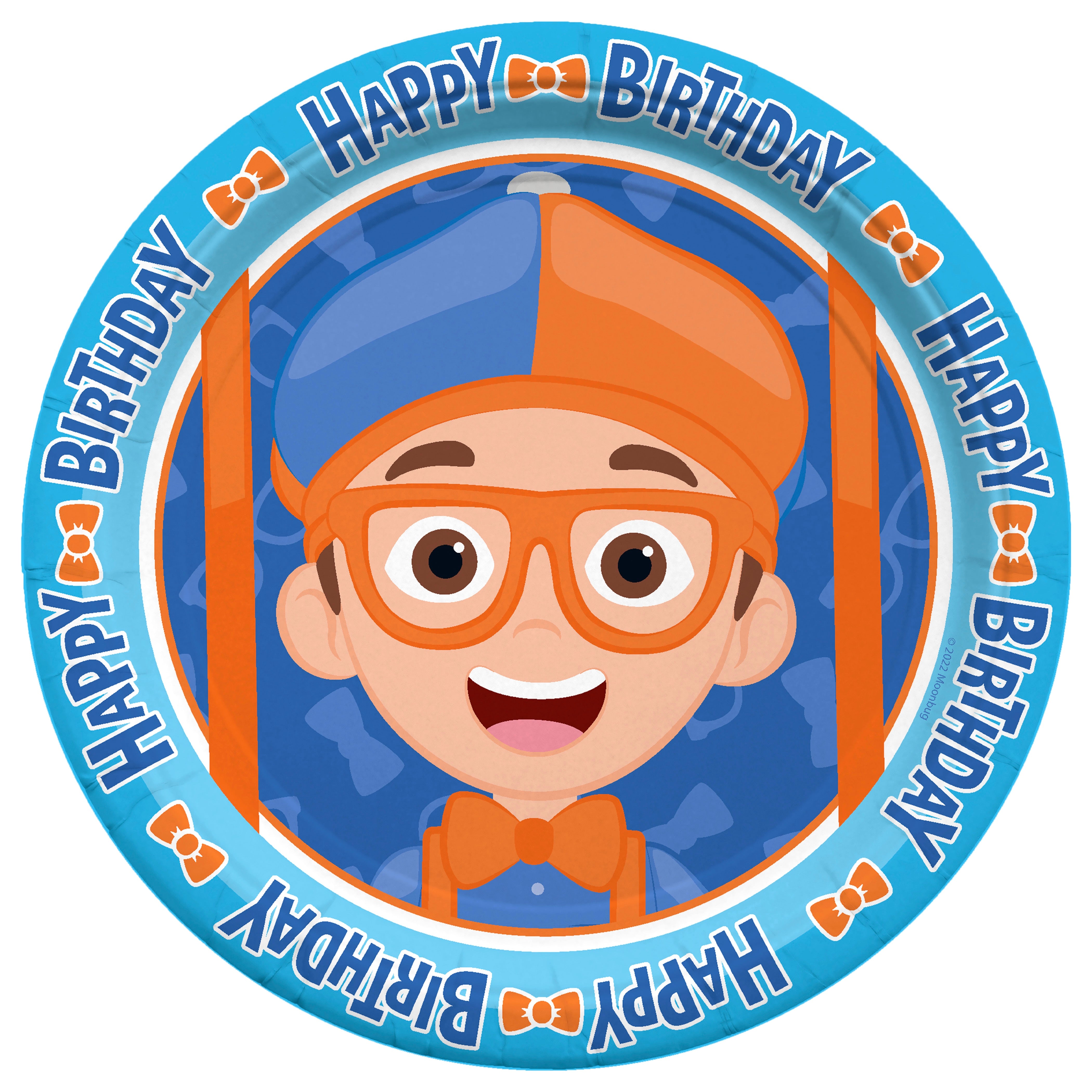 Blippi Plates 7in Blippi Party Supplies