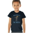 thumbnail image 1 of Blippi Respect the Hustle Kids T Shirt (2) for Toddler Boys and Girls, Navy, 1 of 3